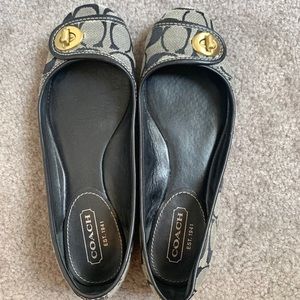 Coach Monogram Flats